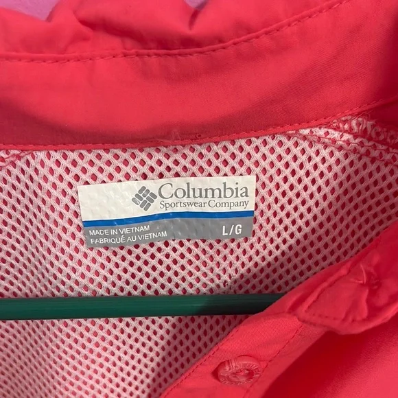 Columbia Coral Button-Up PFG Hiking, Fishing, Camping Shirt Women’s size L - Picture 3 of 12